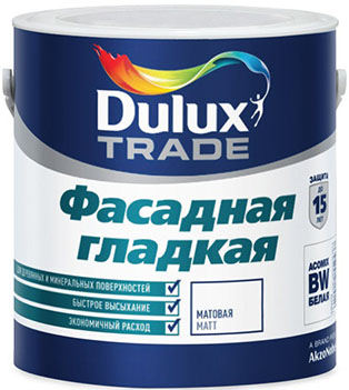 Dulux / Дулюкс Фасадная Гладкая краска фасадная на водной основе