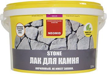 Neomid Stone / Неомид Стоун лак акриловый для камня с мокрым эффектом