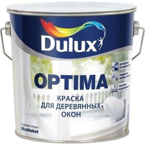 Dulux Optima / Дулюкс Оптима эмаль для окон и дверей