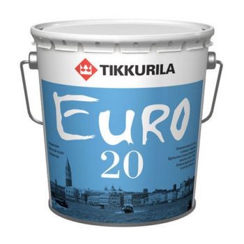 Tikkurila Euro 20 / Тиккурила Евро 20 полуматовая краска для влажных помещений