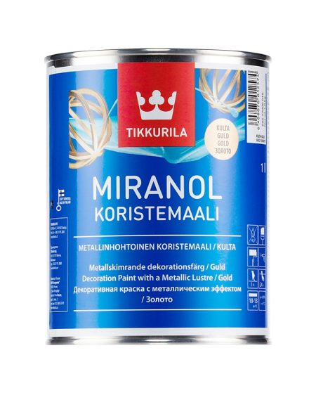 Tikkurila Miranol Koristemaali / Тиккурила Миранол декоративная краска металик