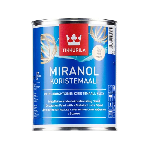 Tikkurila Miranol Koristemaali / Тиккурила Миранол декоративная краска металик