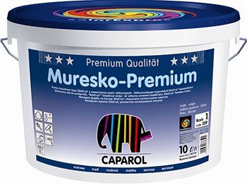 Caparol Muresko Premium / Капарол Муреско Премиум акриловая фасадная краска усиленная силоксаном