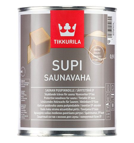 Tikkurila Supi Saunavaha / Тиккурила Супи СаунаВаха воск для сауны