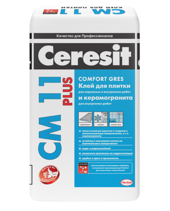 Ceresit CM 11 Plus / Церезит СМ 11 Плюс клей для плитки универсальный