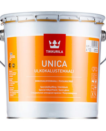 Tikkurila Unica / Тиккурила Уника полуглянцевая краска для метала, дерева, пластика