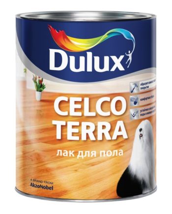 Dulux Celco Terra 20 / Дулюкс Селко Терра 20 лак для паркета полуматовый
