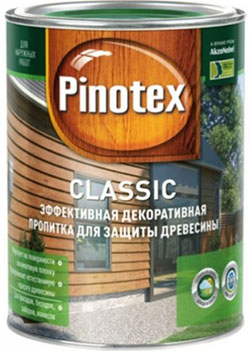 Pinotex Classic / Пинотекс Классик фасадная пропитка для дерева