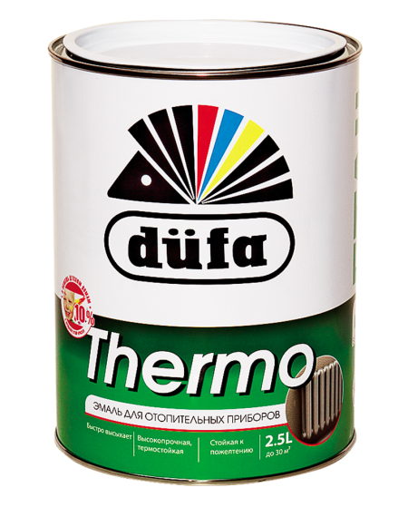 Dufa Retail Thermo / Дюфа Ритейл Термо термостойкая эмаль для радиаторов