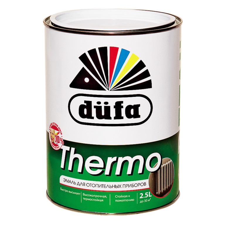 Dufa Retail Thermo / Дюфа Ритейл Термо термостойкая эмаль для радиаторов