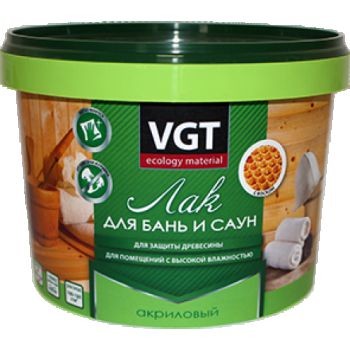 ВГТ / VGTакриловый лак для бань и саун