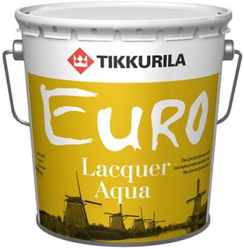 Finncolor Euro Laquer Aqua / Евро Лак Аква антисептирующий водный лак матовый
