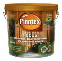 Pinotex Focus / Пинотекс Фокус защитная пропитка для заборов