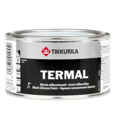 Tikkurila Термаль / Termal краска термостойкая, черная