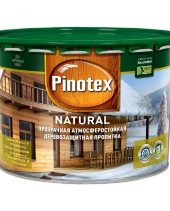 Pinotex Natural / Пинотекс Натурал прозрачная пропитка для древесины