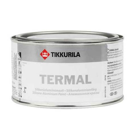 Tikkurila Термаль / Termal краска термостойкая, алюминевая