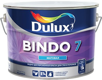 Dulux Bindo 7 / Дулюкс Биндо 7 матовая краска для стен и потолков