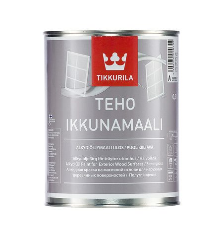 Tikkurila Teho / Тиккурила Техо алкидная краска на маслянной основе для окон и дверей