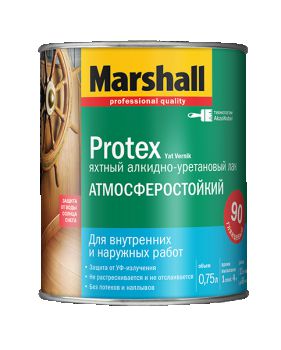 Marshall Protex Yat  / Маршал Протекс Яхт лак водостойкий полуматовый