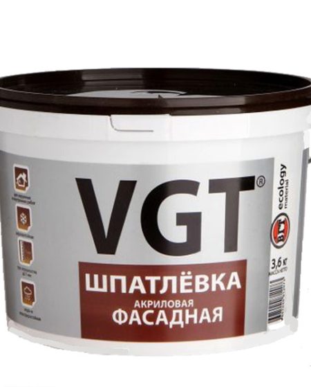 ВГТ/ VGT Шпаклевка акриловая фасадная