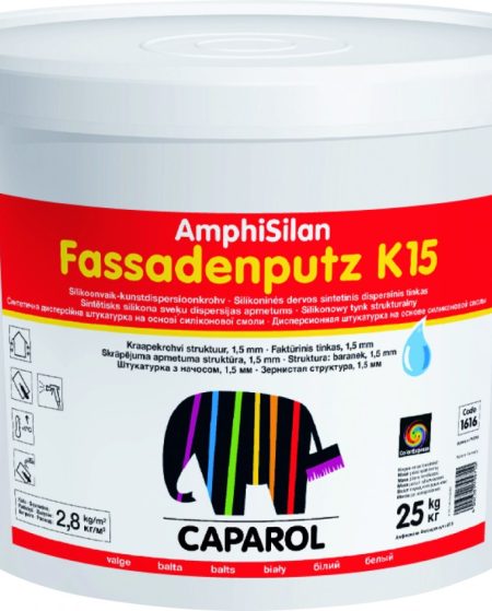 Caparol AmphiSilan-Fassadenputz K / Капарол Амфисилан К  штукатурка силиконовая