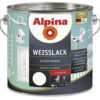 Alpina Weisslack / Альпина Вайслак эмаль белая, шелковисто-матовая