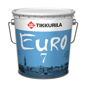 Tikkurila Euro 7 / Тиккурила Евро 7 краска матовая моющаяся