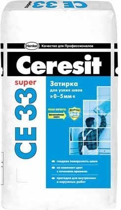 Ceresit CE 33 / Церезит 33 затирка для плитки