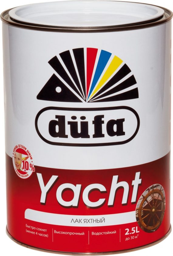 Dufa Retail Yacht / Дюфа Ритейл лак яхтный атмосферостойкий матовый