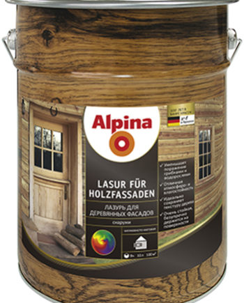 Alpina Lasur fur Holzfassaden / Альпина лазурь для деревянных фасадов