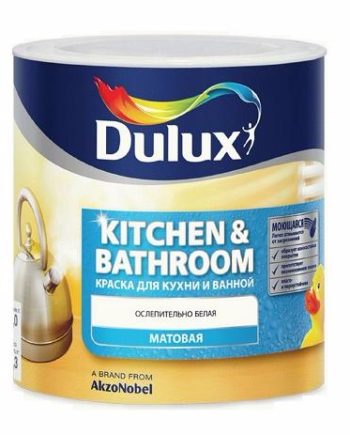 Dulux Kitchen&Bathroom / Дулюкс матовая краска для кухни и ванны