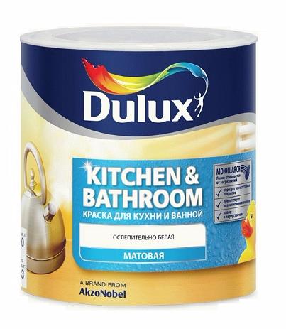 Dulux Kitchen&Bathroom / Дулюкс матовая краска для кухни и ванны