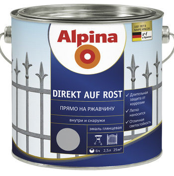 Alpina Direkt auf Rost / Альпина Директ Ауф Рост эмаль гладкая по ржавчине