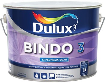 Dulux Bindo 3 / Дулюкс Биндо 3 глубокоматовая краска для потолков и стен
